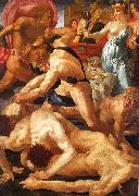 Rosso Fiorentino Moses Defending the Daughters of Jethro oil painting artist